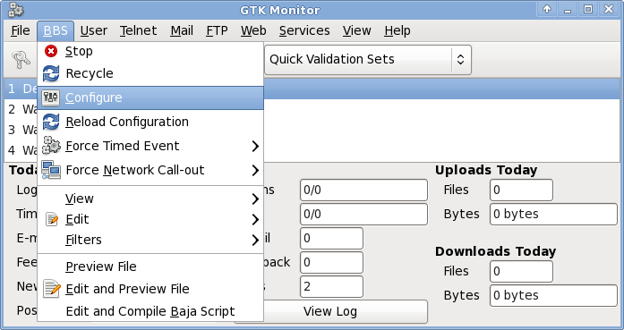 GtkMonitor configure option